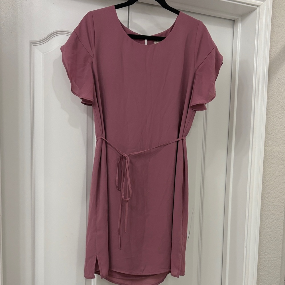 LOFT Dusty Rose Mini Dress